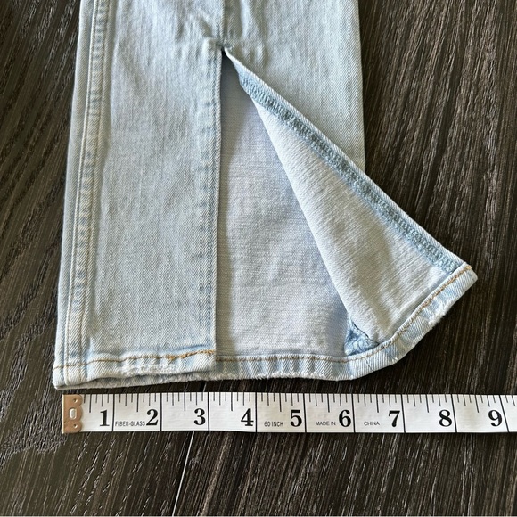 Abercrombie & Fitch The Skinny High Rise 90s Split Hem Denim Jean, 29/8 Long - Picture 5 of 12